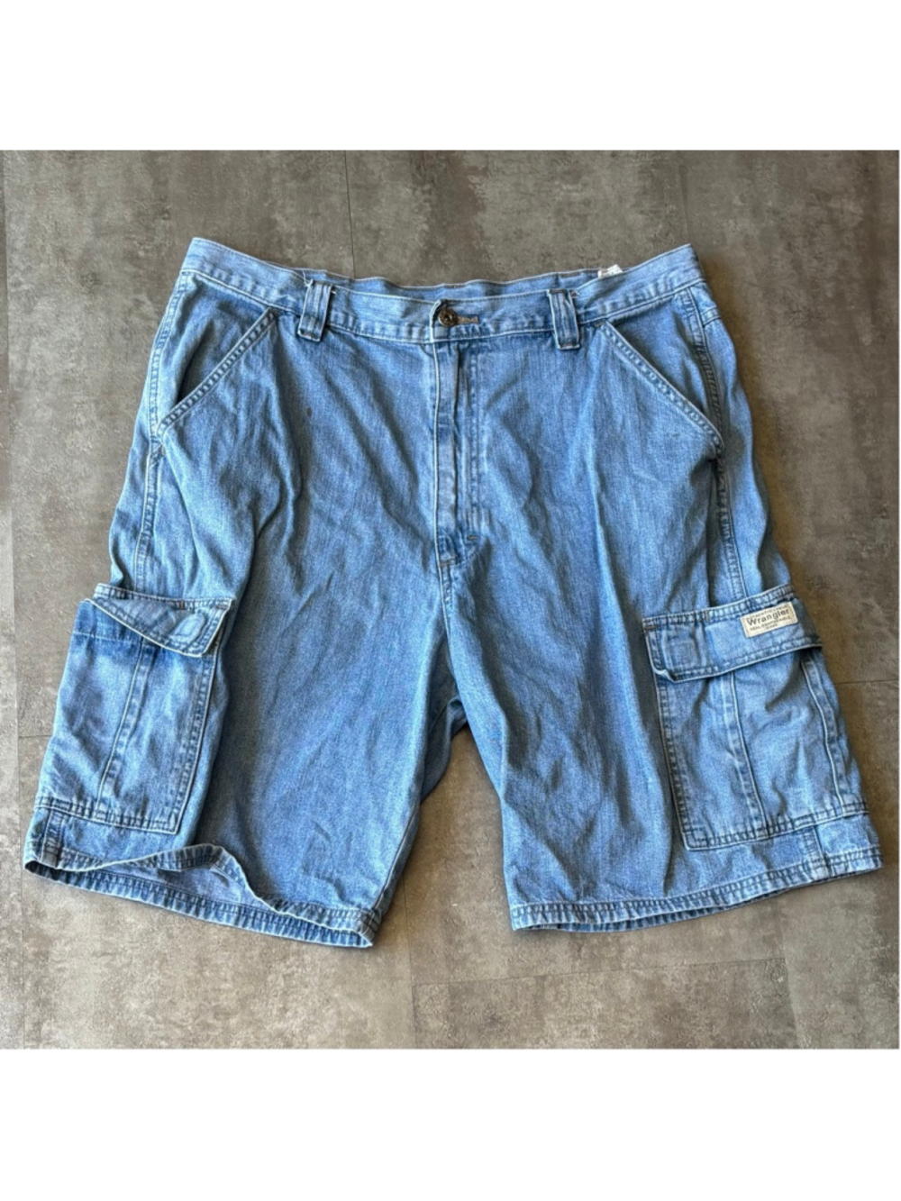 Vintage Wrangler Jean Shorts Men’s Size 36 Blue Denim